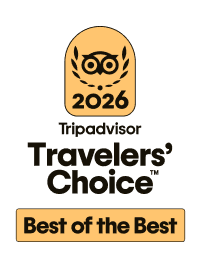 Logo for Tripadvisor's 2026 Travelers' Choice award, marked as "Best of the Best."